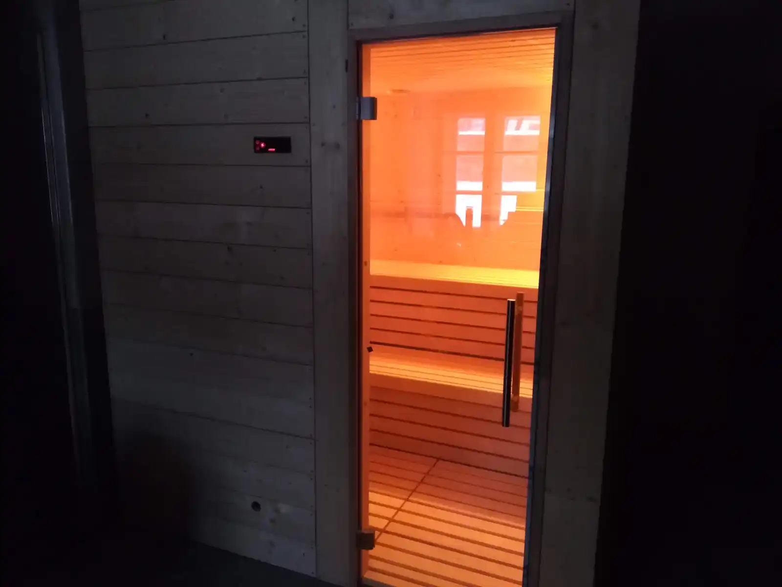 Sauna se světlem